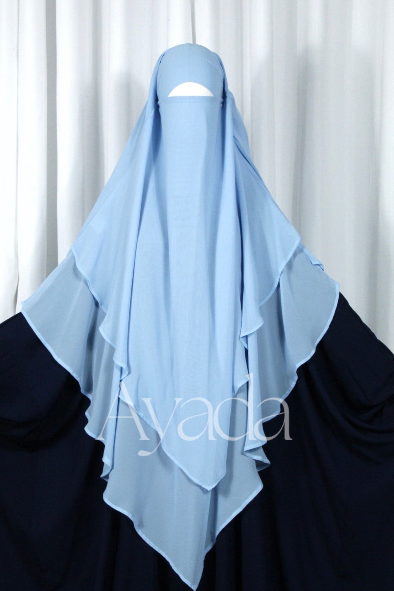 Khimar 2 pointed veils Muslin