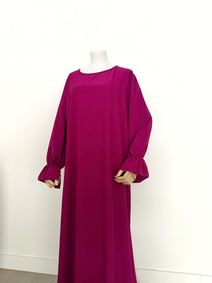 Abaya Manche Tulipe