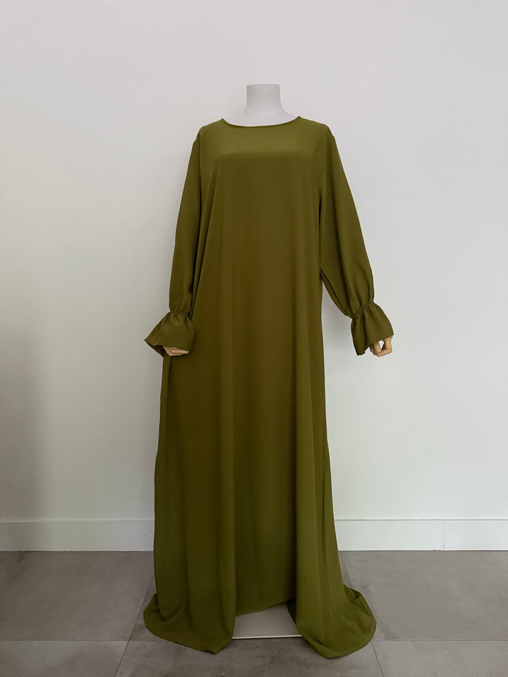 Abaya Manche Tulipe