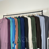 Haya – Abgerundeter Chiffon-Umhang