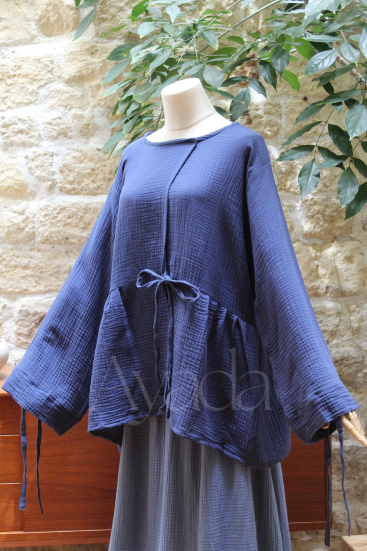 Kimono Hana Gaze de coton