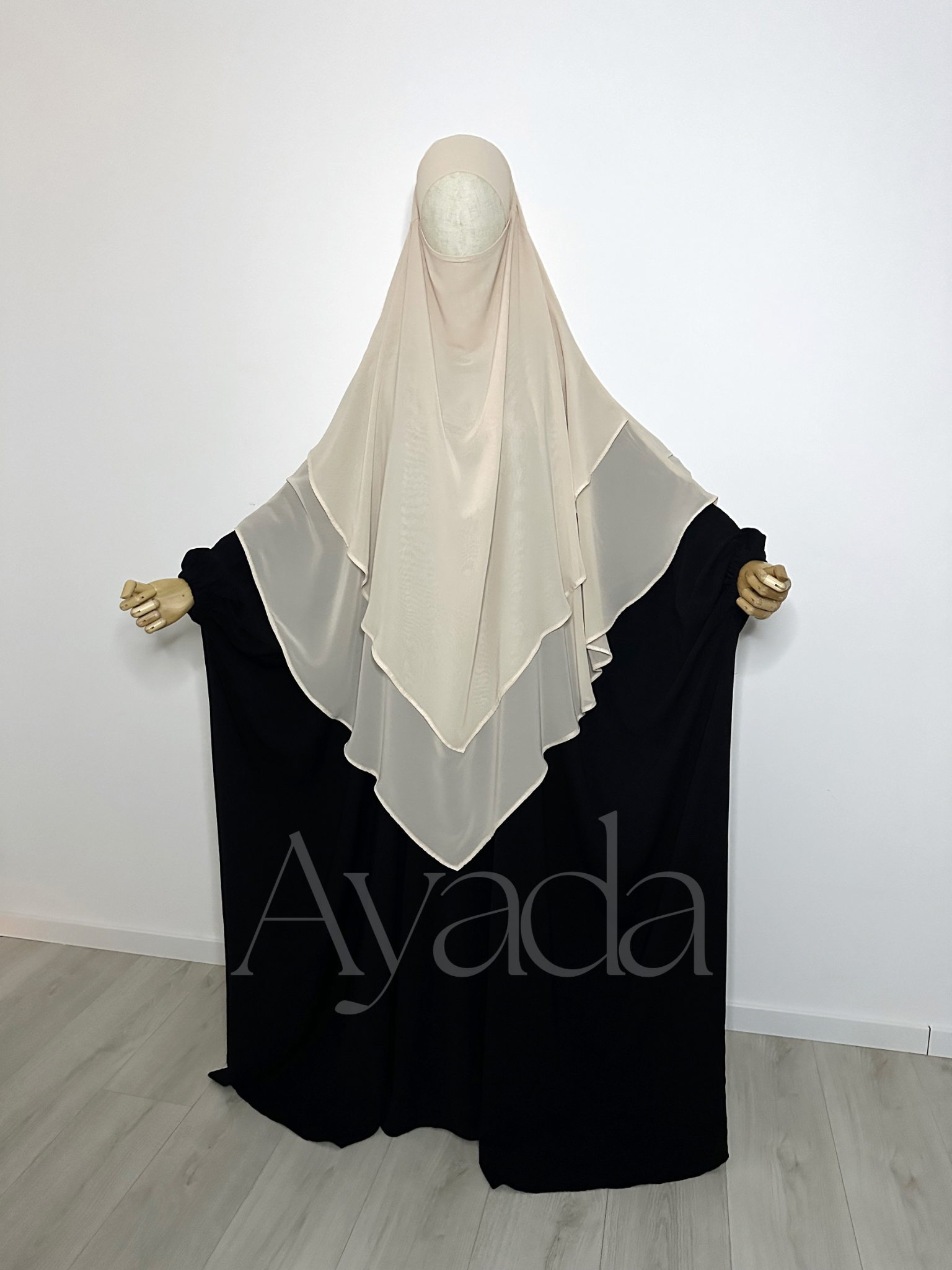 Khimar 2 pointed veils Muslin