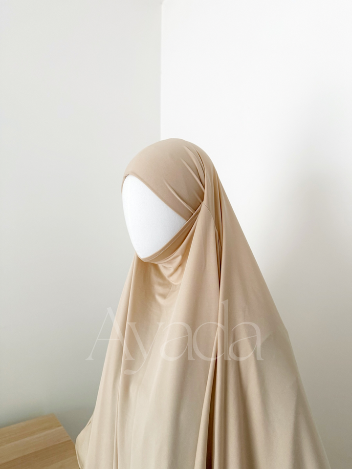 Maxi Khimar Jersey Premium Long Arrondi