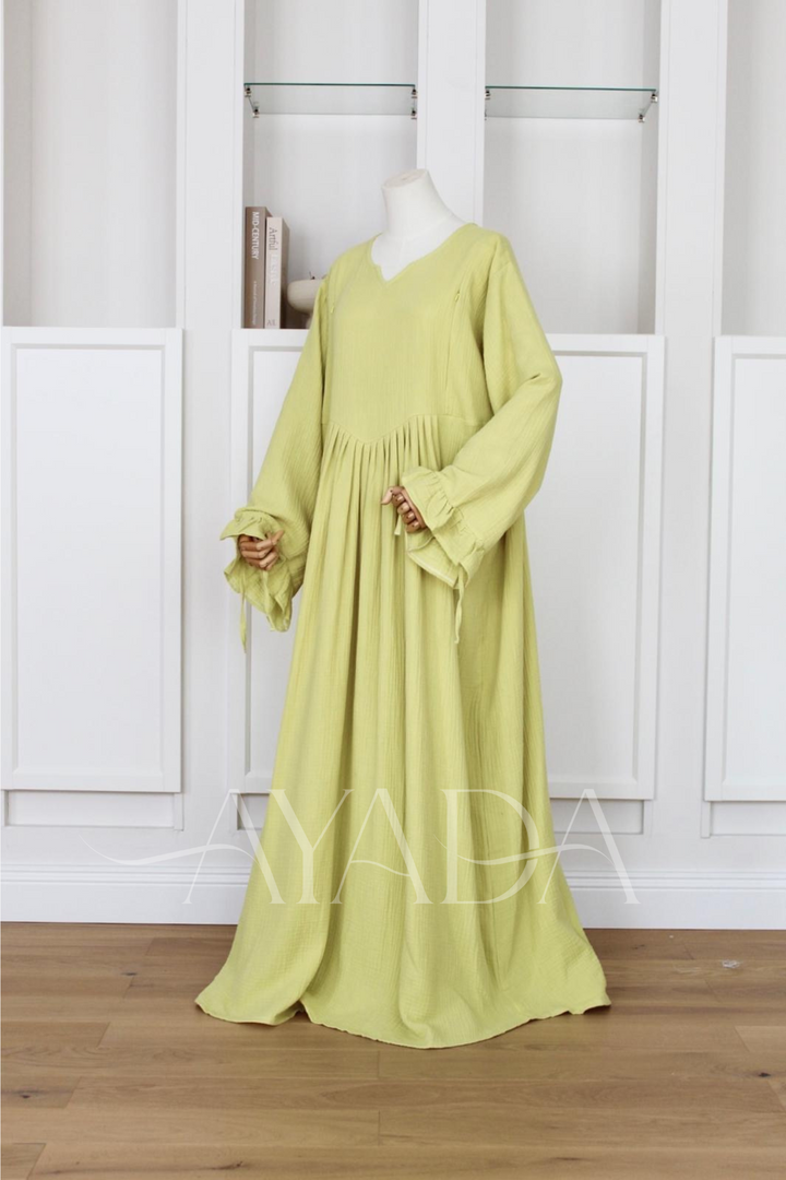 Abaya Sakura Gaze de coton